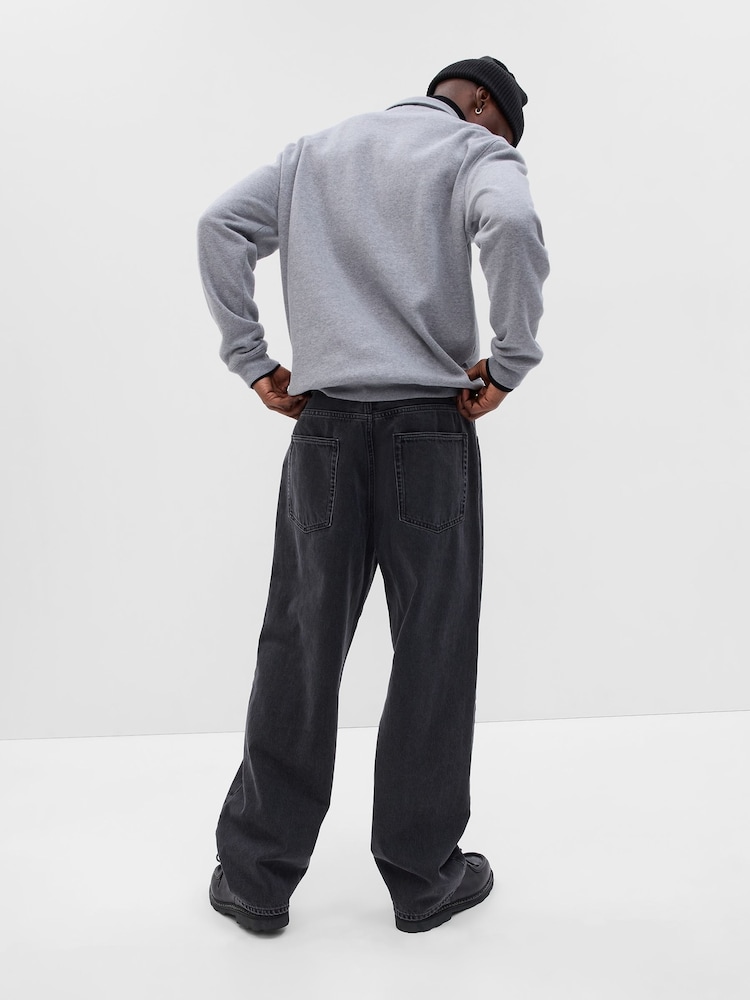 Gap Black Baggy Jeans - Image 2 of 4 Gap Black Baggy Jeans - Image 2 of 4