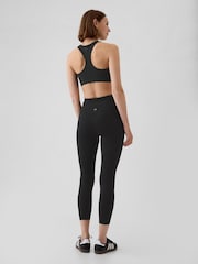 Gap Black Power Medium Impact Racerback Sports Bra - Image 2 of 5
