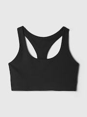 Gap Black Power Medium Impact Racerback Sports Bra - Image 5 of 5