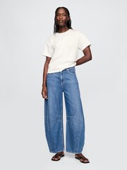 Gap White Supima® Cotton Relaxed T-Shirt - Image 3 of 5