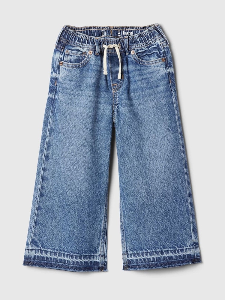 Gap Blue Soft Pull On Baggy Jeans (6mths-5yrs) (6mths-5yrs) - Image 1 of 5