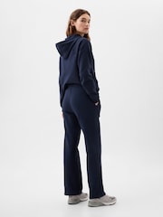 Gap Navy Blue Logo Fleece Joggers - Image 2 of 4