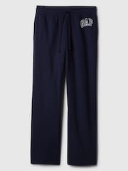 Gap Navy Blue Logo Fleece Joggers - Image 4 of 4