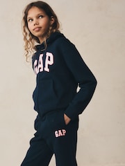 Gap Navy Blue Logo Heritage Joggers (4-13yrs) - Image 3 of 7