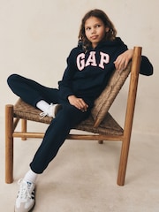 Gap Navy Blue Logo Heritage Joggers (4-13yrs) - Image 4 of 7