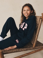 Gap Navy Blue Logo Heritage Joggers (4-13yrs) - Image 5 of 7