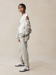 Gris - Pantalones de chándal con logo Heritage de Gap (4-13 años) - Imagen 4 de 5