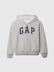 Gap Grey Vintage Logo Hoodie (4-13yrs) (4-13yrs) - Image 1 of 3