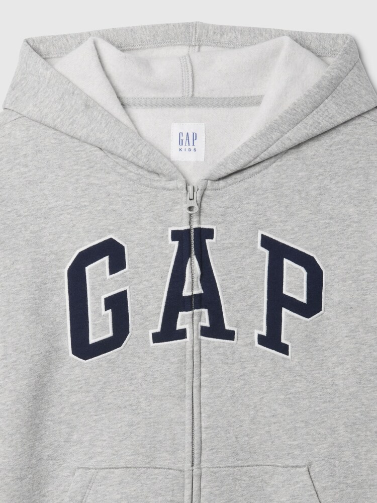 Gap Grey Vintage Logo Hoodie (4-13yrs) (4-13yrs) - Image 3 of 3