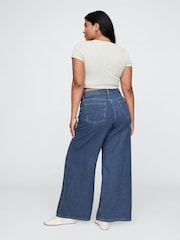 Gap Blue Mid Waisted UltraSoft Baggy Jeans - Image 3 of 9