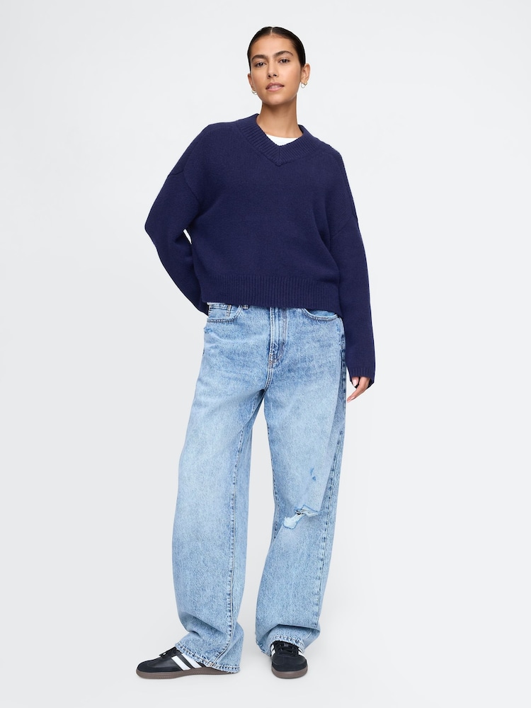 Gap Light Wash Blue Baggy Jeans - Image 6 of 6