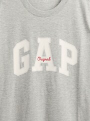 Gap Grey Everyday Soft Logo T-Shirt - Image 5 of 6