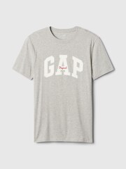 Gap Grey Everyday Soft Logo T-Shirt - Image 6 of 6