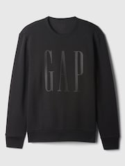 Gap Black Logo Crew Neck Sweatshirt - Image 4 of 4