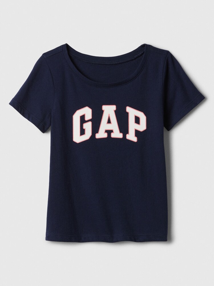 Gap Blue Logo Graphic Short Sleeve T-Shirt (6mths-5yrs) (0mths-5yrs) - Image 1 of 8