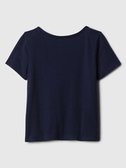 Gap Blue Logo Graphic Short Sleeve T-Shirt (6mths-5yrs) (0mths-5yrs) - Image 2 of 8