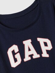 Gap Blue Logo Graphic Short Sleeve T-Shirt (6mths-5yrs) (0mths-5yrs) - Image 3 of 8