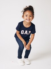 Gap Blue Logo Graphic Short Sleeve T-Shirt (6mths-5yrs) (0mths-5yrs) - Image 7 of 8