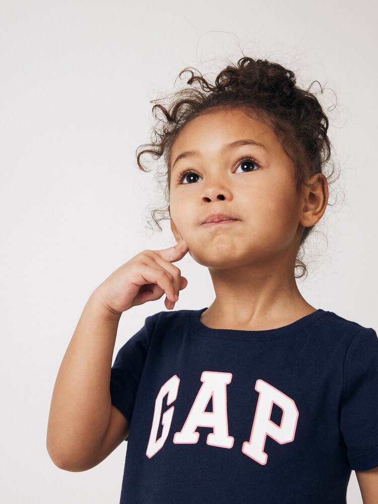 Gap Blue Logo Graphic Short Sleeve T-Shirt (6mths-5yrs) (0mths-5yrs) - Image 8 of 8