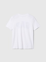 Gap White Vintage Logo T-Shirt (4-13yrs) (4-13yrs) - Image 2 of 2