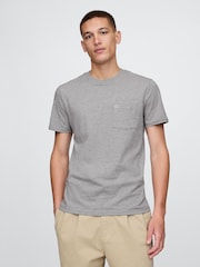 Gap Grey Pocket Short Sleeve T-Shirt - Image 1 of 5