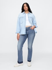 Gap Green Mid Rise Universal Bootcut Jeans - Image 5 of 8