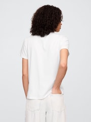 Gap White Crew Neck Favourite Cotton Short Sleeve T-Shirt - Image 2 of 5