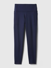 Gap Navy Blue Sky High Waisted Power Flare Leggings - Image 7 of 8