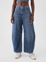 Gap Blue High Waisted Horseshoe Jeans - Image 2 of 7