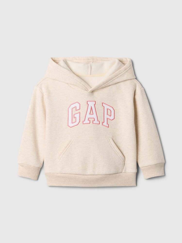 Gap Cream Relaxed Logo Hoodie (6mths-5yrs) (6mths-5yrs) - Image 1 of 3
