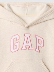 Gap Cream Relaxed Logo Hoodie (6mths-5yrs) (6mths-5yrs) - Image 3 of 3