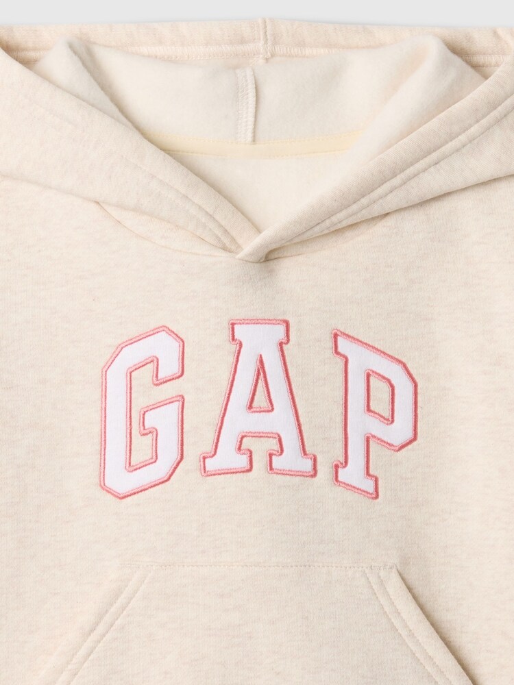 Gap Cream Relaxed Logo Hoodie (6mths-5yrs) (6mths-5yrs) - Image 3 of 3