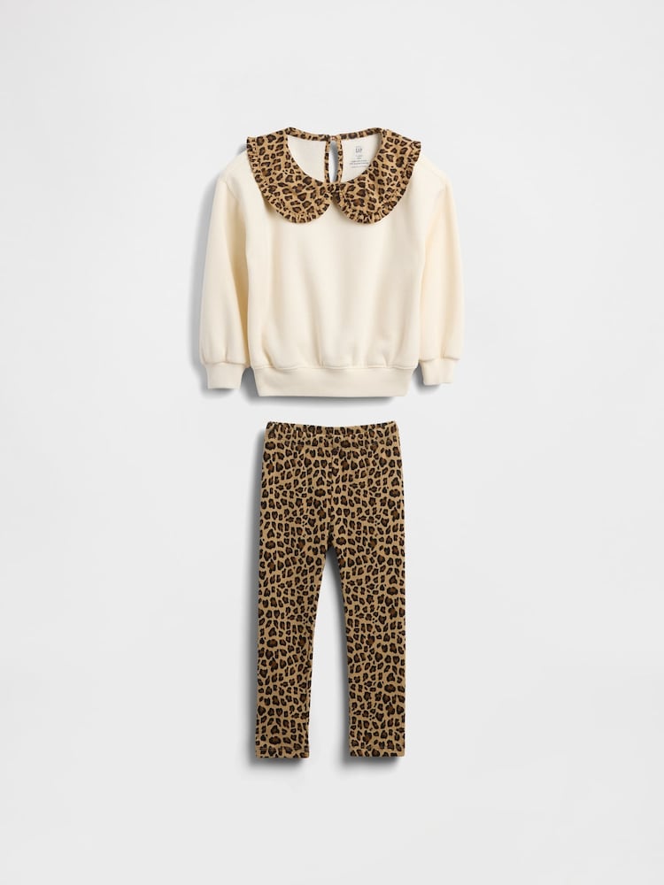 Gap Brown VintageSoft Sweatshirt and Leggings Set (6mths-5yrs) (6mths-5yrs) - Image 2 of 3 Gap Brown VintageSoft Sweatshirt and Leggings Set (6mths-5yrs) (6mths-5yrs) - Image 2 of 3
