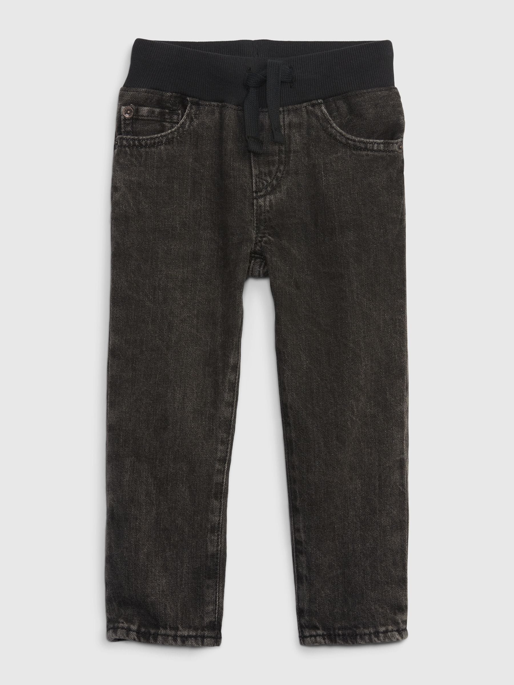 Gap Black Cotton Pull On Slim Jeans (6mths-5yrs)