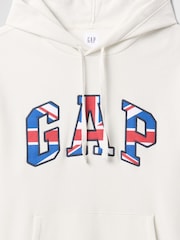 Gap White Logo Hoodie - Image 5 of 5