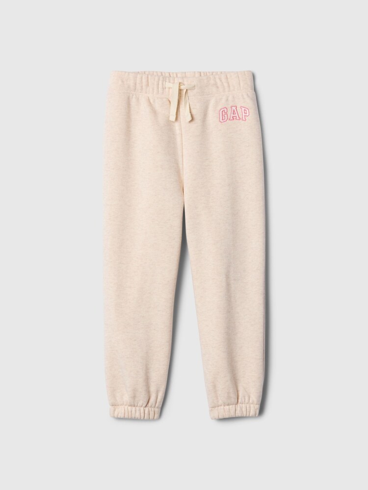 Gap Cream Relaxed Logo Pull On Joggers (6mths-5yrs) - Image 1 of 3