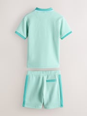 أخضر - طقم من قميص بولو مزركش وشورت من Baker By Ted Baker - صورة 10 من 15