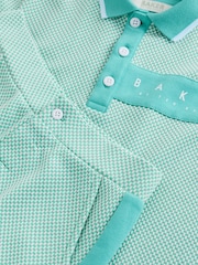 أخضر - طقم من قميص بولو مزركش وشورت من Baker By Ted Baker - صورة 14 من 15