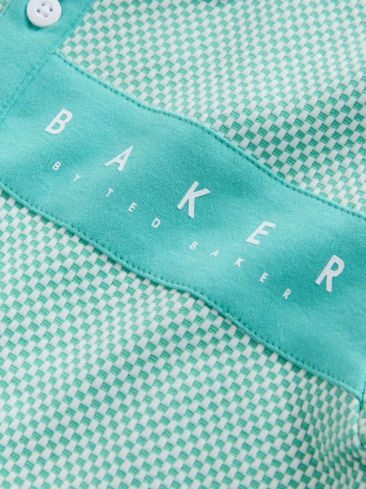 أخضر - طقم من قميص بولو مزركش وشورت من Baker By Ted Baker - صورة 15 من 15