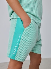 أخضر - طقم من قميص بولو مزركش وشورت من Baker By Ted Baker - صورة 7 من 15