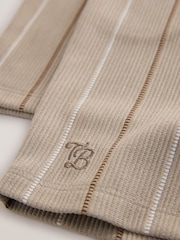 Baker by Ted Baker Stripe Brown Shirt and Shorts Set - Image 11 of 11