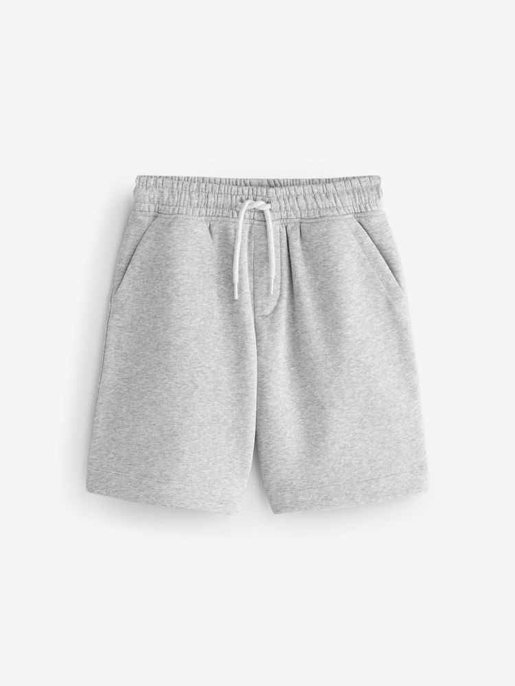 Grey Pull On Draw Cord Jogger Shorts - Image 1 of 1 Grey Pull On Draw Cord Jogger Shorts - Image 1 of 1