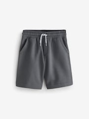 Slate Grey Pull On Draw Cord Jogger Shorts - Image 1 of 1