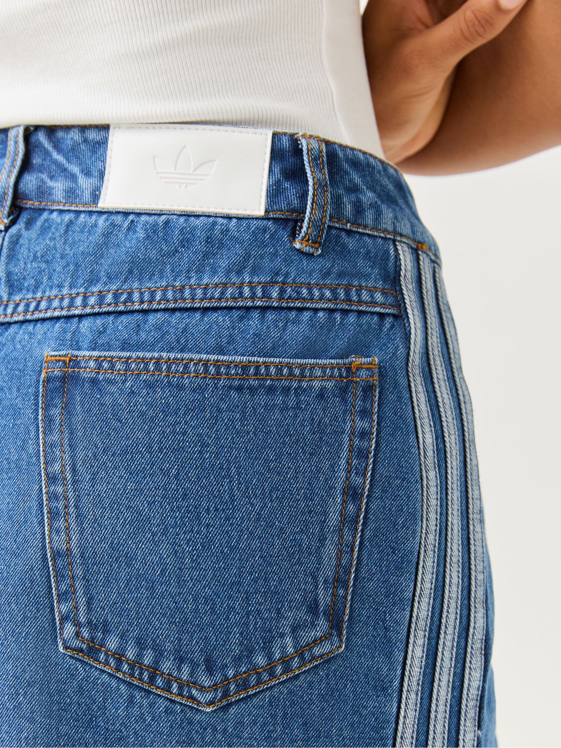 Comprar Saia jeans listrada Adidas Original 3 from Next Brazil