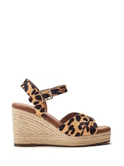 Animal - Moda in Pelle Jasminium Cross-Over Jute Wedges - Imagen 1 de 4