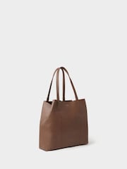 Osprey London The Notting Hill Leather Brown Tote Bag - Image 3 of 5
