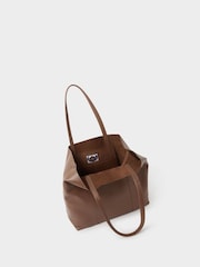 Osprey London The Notting Hill Leather Brown Tote Bag - Image 5 of 5
