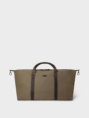 Osprey London Green The Hunter XL Canvas & Leather Weekender Bag - Image 1 of 5