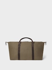 Osprey London Green The Hunter XL Canvas & Leather Weekender Bag - Image 2 of 5