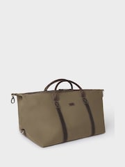 Osprey London Green The Hunter XL Canvas & Leather Weekender Bag - Image 3 of 5